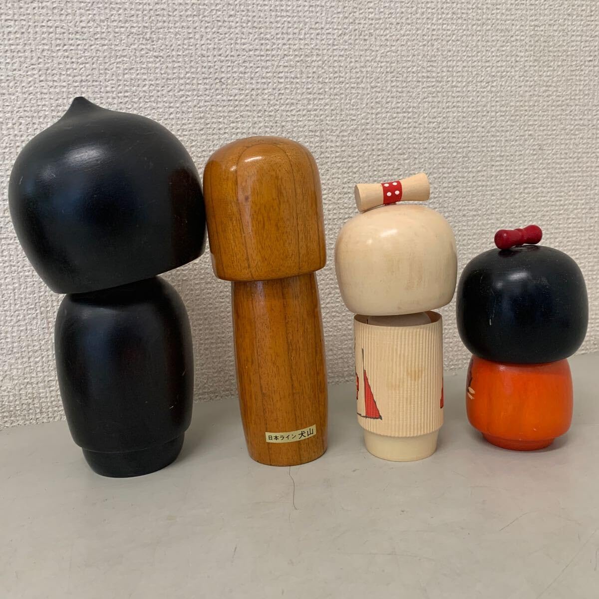 木製こけし　まとめ売り（作家物4体と民芸品1体) Amazon | こけし 4体 まとめ売り 1体けいじ作 置物 伝統工芸 | 民芸品